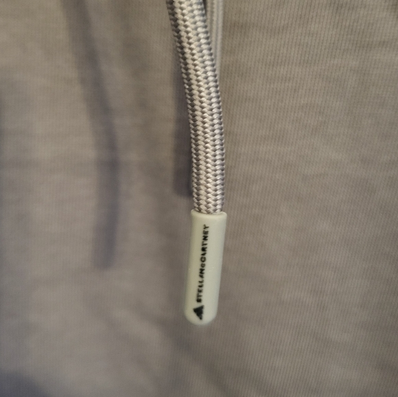 Stella McCartney (Adidas) Roll Top Pants Size Medium Dark Mushroom Taupe - Picture 8 of 14